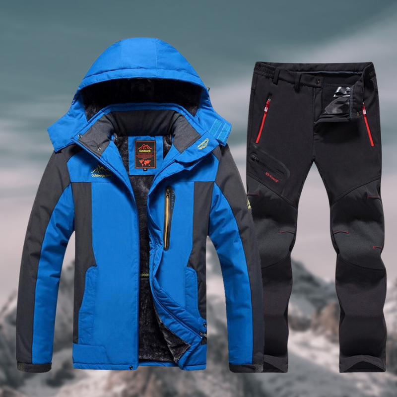 Duurzaam Skipak Heren – Waterdichte Skijas en Skibroek Set | Warm en Winddicht