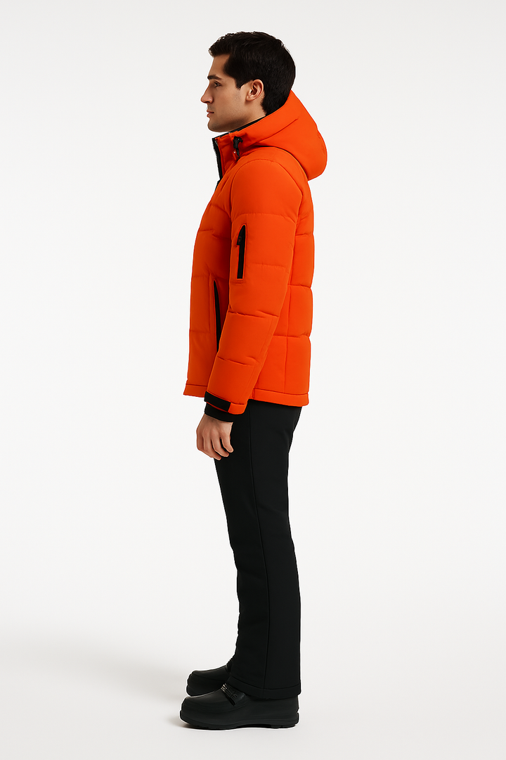 Tweedelig Skipak Heren Oranje | Thermo & Wind-Waterdicht