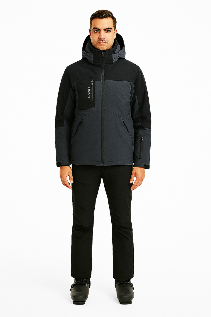 Duurzaam Heren Skipak – Waterdichte Jas + Fleecegevoerde Broek Set