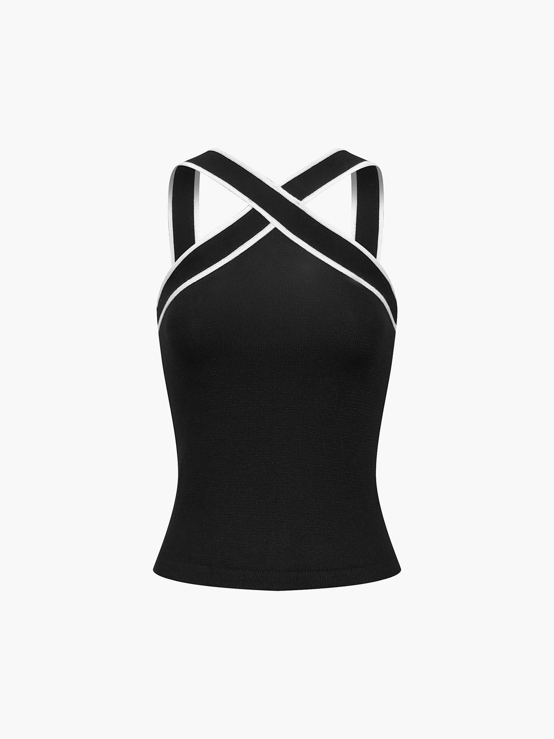 Elegante Cross Halter Top voor Dames – Ademend en Ondersteunend Design 0