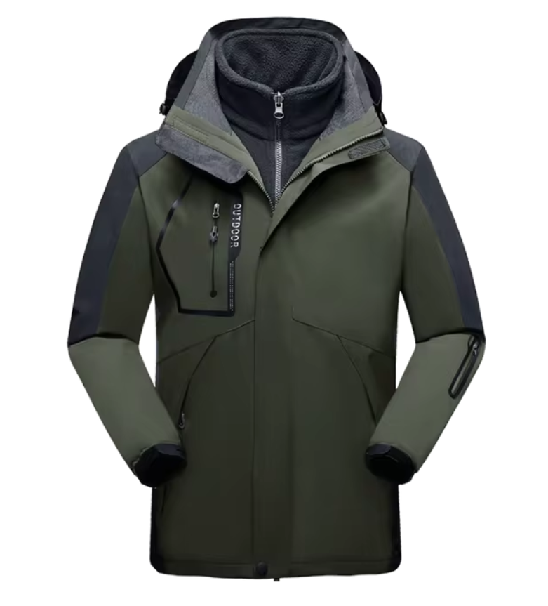 Duurzaam Heren Skipak – Waterdichte Jas + Fleecegevoerde Broek Set
