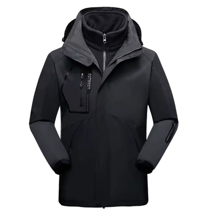 Duurzaam Heren Skipak – Waterdichte Jas + Fleecegevoerde Broek Set