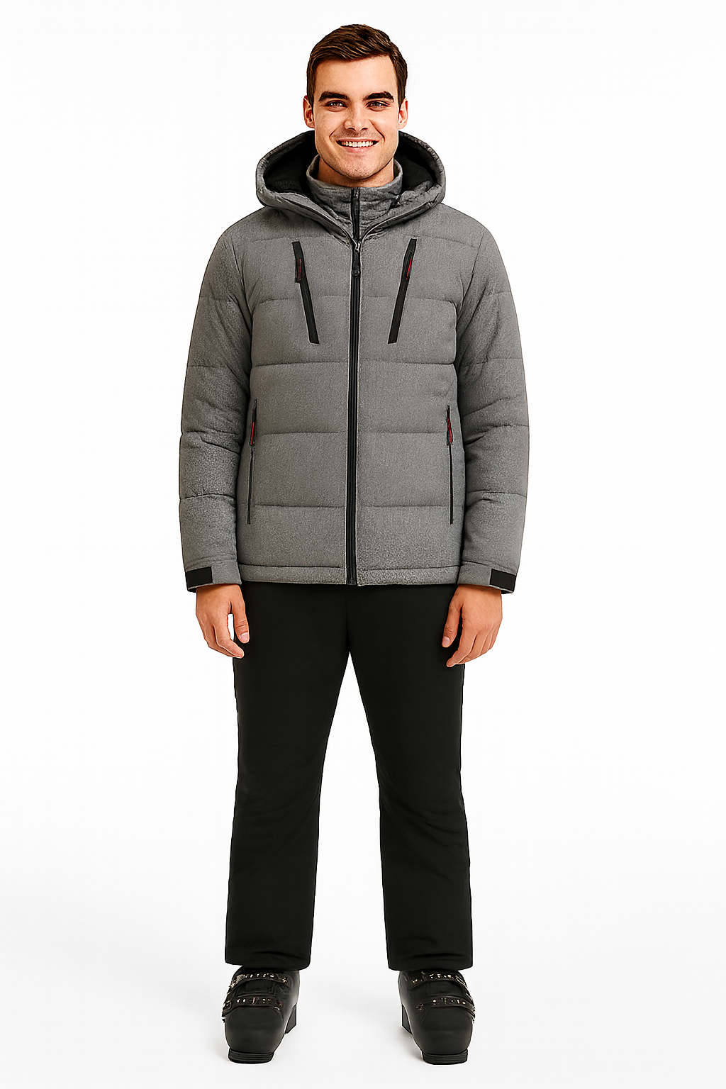 Tweedelig Skipak Heren Grijs | Thermo & Wind-Waterdicht