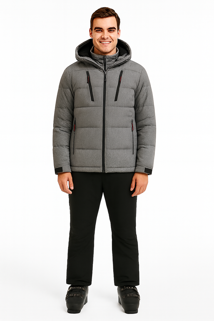 Tweedelig Skipak Heren Grijs | Thermo & Wind-Waterdicht