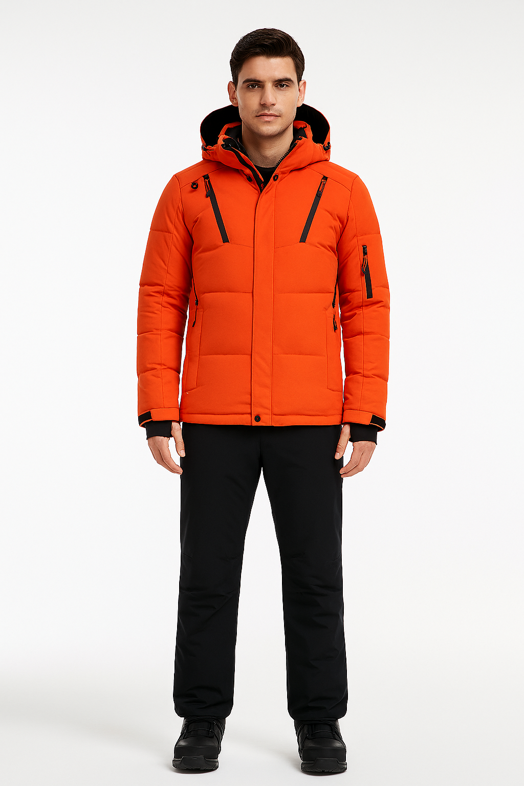 Tweedelig Skipak Heren Oranje | Thermo & Wind-Waterdicht