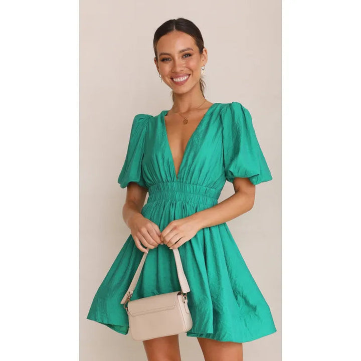 Trendy Mini Jurk voor Dames – Ademend en Comfortabel – Perfect voor Zomeruitjes 5