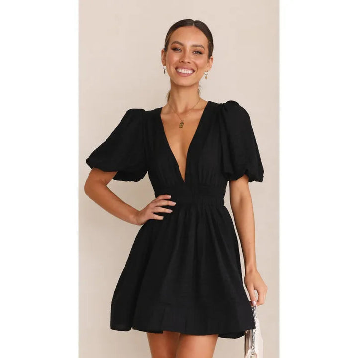Trendy Mini Jurk voor Dames – Ademend en Comfortabel – Perfect voor Zomeruitjes 6
