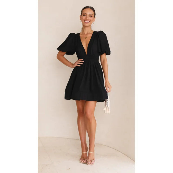 Trendy Mini Jurk voor Dames – Ademend en Comfortabel – Perfect voor Zomeruitjes 7