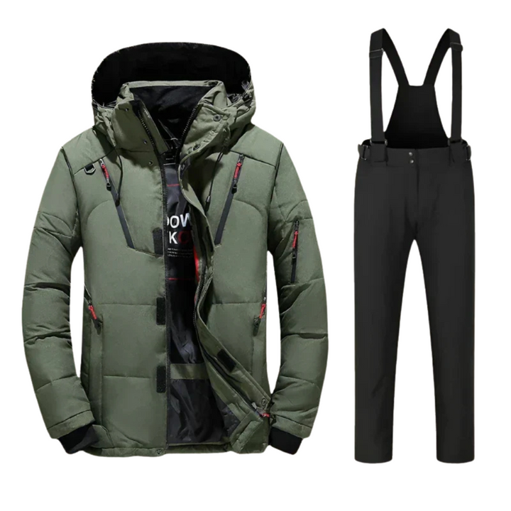Tweedelig Skipak Heren Oranje | Thermo & Wind-Waterdicht