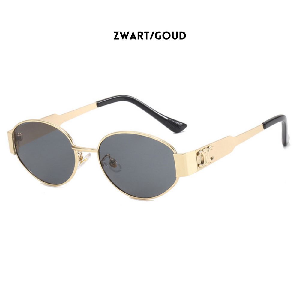 Vintage Kleine Zonnebril voor Dames met UV400 Bescherming – Retro Design 1