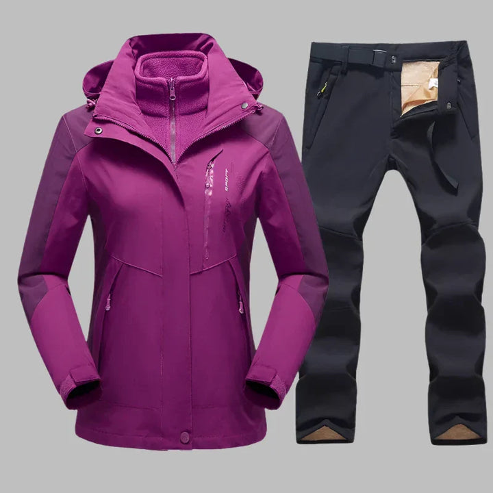 Warm & Waterdicht Skipak Dames – Skijas en Skibroek Set | Ademend & Comfortabel
