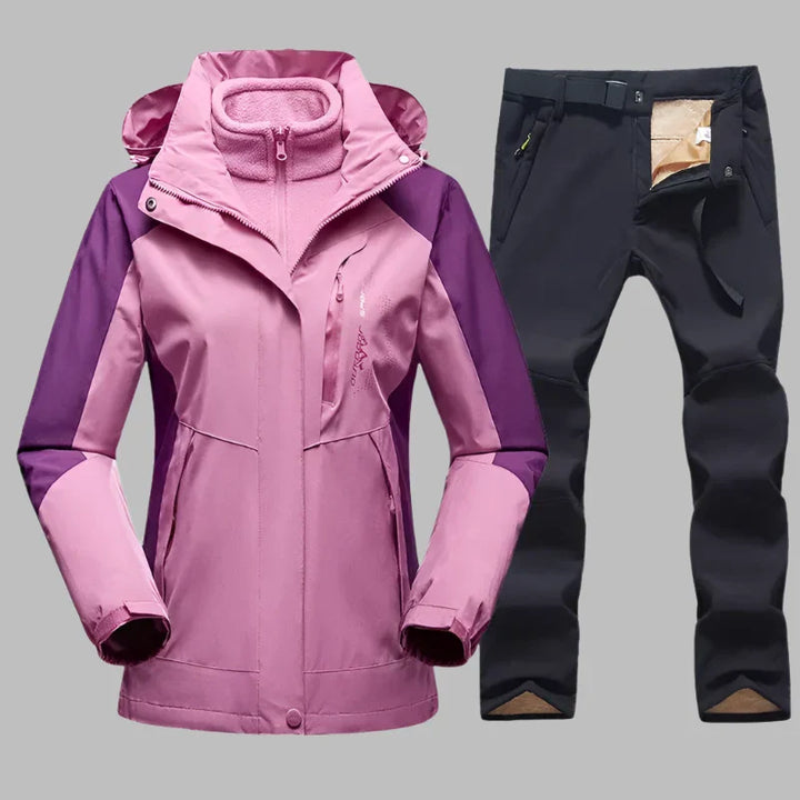 Warm & Waterdicht Skipak Dames – Skijas en Skibroek Set | Ademend & Comfortabel